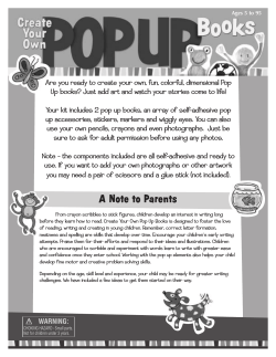 1093 Create Your Own Pop-Up Books - Faber