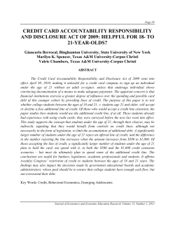 credit card accountability responsibility and