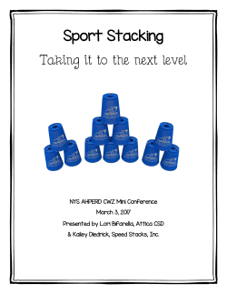 Sport Stacking