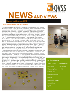 newsand views - Quinte Vocational Support Services