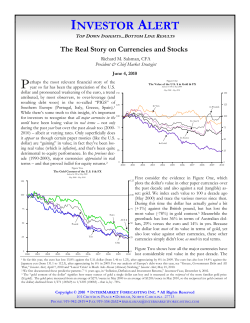 The Real Currency Story