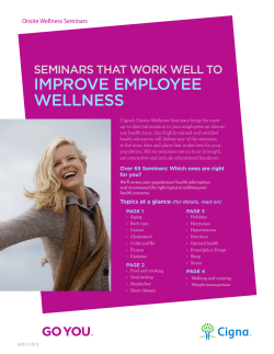 Onsite Wellness Seminars