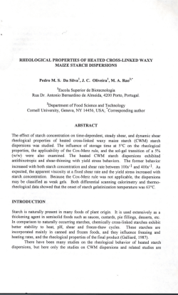 RH&Ecirc;~OGICAL PROPERTIES OF HEATED CROSS