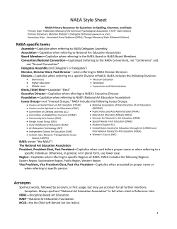 NAEA Style Sheet - Amazon Web Services