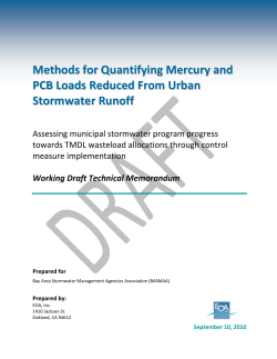 Methods for Quantifying Mercury and PCB Loads Reduced From