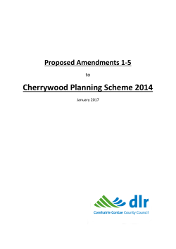 Cherrywood Planning Scheme 2014