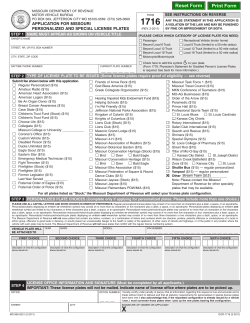 Fill out this Form - Missouri Stream Team Watershed Coalition