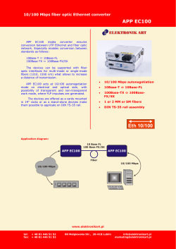 APP EC100 - Elektronik Art