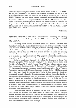 268 Arctos XXXIV (2000) wtirde ich Vegetius als signum, nicht als