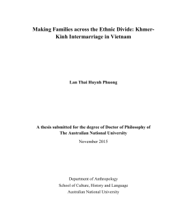 Making Families across the Ethnic Divide: Khmer