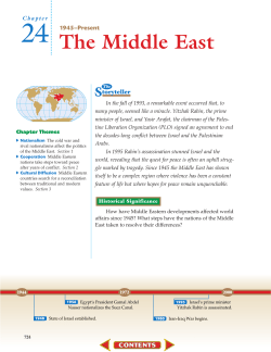 Chapter 24: The Middle East - Lincoln