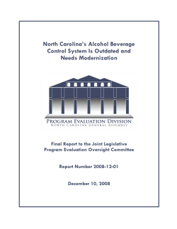 Alcohol Beverage Control System (PED)