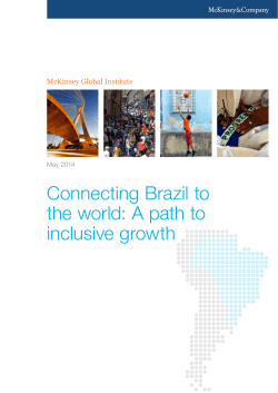 Connecting Brazil to the world: A path to inclusive growth