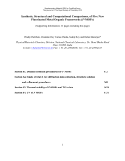 F-MOFs - Royal Society of Chemistry