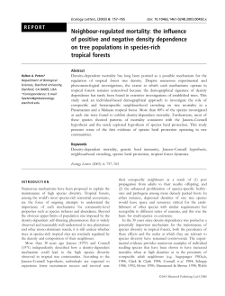 Neighbour-regulated mortality: the influence of positive and negative