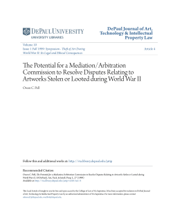 The Potential for a Mediation/Arbitration