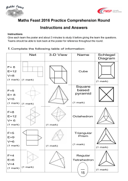 Comprehension Instructions and Answers