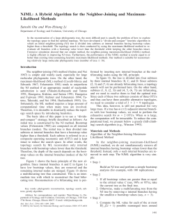 NJML: A Hybrid Algorithm for the Neighbor