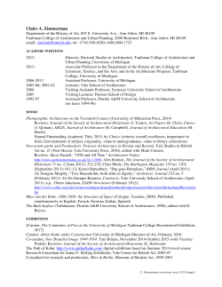 Claire A. Zimmerman - Taubman College