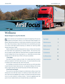 to Now - FirstFleet, Inc.