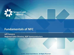 Fundamentals of NFC - Smart Card Alliance