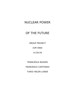nuclear power of the future