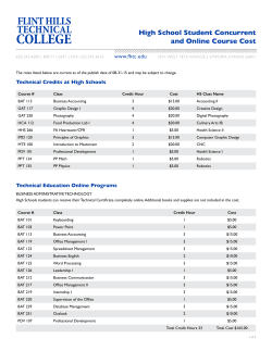 High School Student Concurrent and Online Course Cost