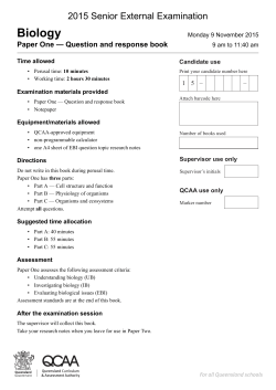 Question and response book