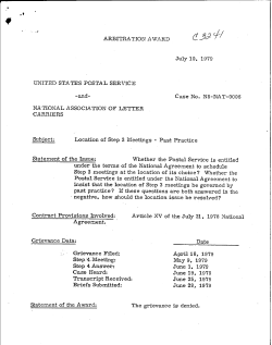 Location of Step 3 Meetings