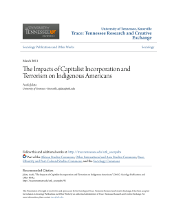 The Impacts of Capitalist Incorporation and Terrorism on Indigenous