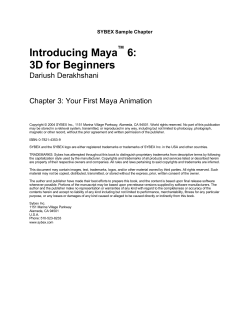 Introducing Maya 6: 3D for Beginners