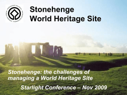 Stonehenge World Heritage Site