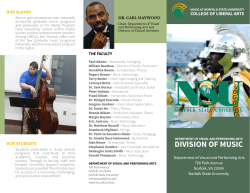 division of music - Norfolk State University
