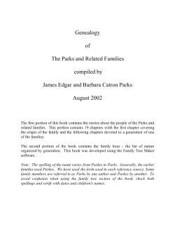 Family Tree Maker 2005 - University of Tennessee Physics