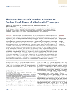 Full Text  - G3: Genes | Genomes | Genetics