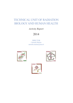 technical unit of radiation biology and human health
