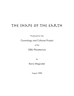 The Shape of the Earth