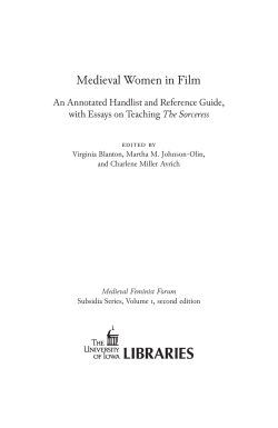 Medieval Women in Film