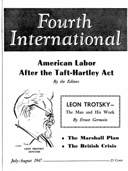American Labor After the Taft