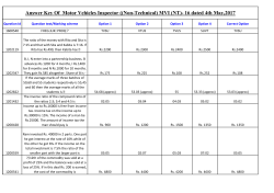 MVI(NT)16 - Answer Key