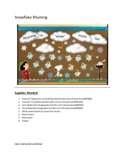 Snowflake Rhyming - EurekaSchool.com
