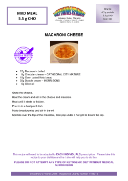 MKD MEAL 5.5 g CHO - Matthew`s Friends