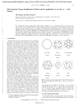 Self-Consistent Charge Equilibration Method and