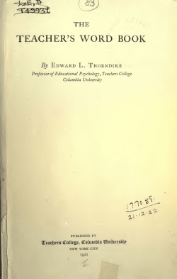 TEACH ER&rdquo;S VVO IR D BOOK