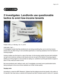 2 Investigates: Landlords use questionable tactics