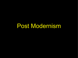 Post Modernism