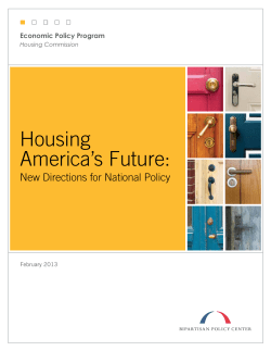Housing America`s Future - Bipartisan Policy Center