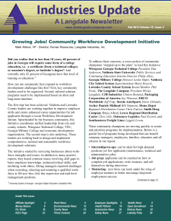 Growing Jobs! Community Workforce