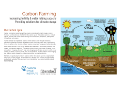 Carbon Farming - Carbon Cycle Institute