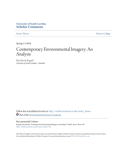 Contemporary Environmental Imagery: An